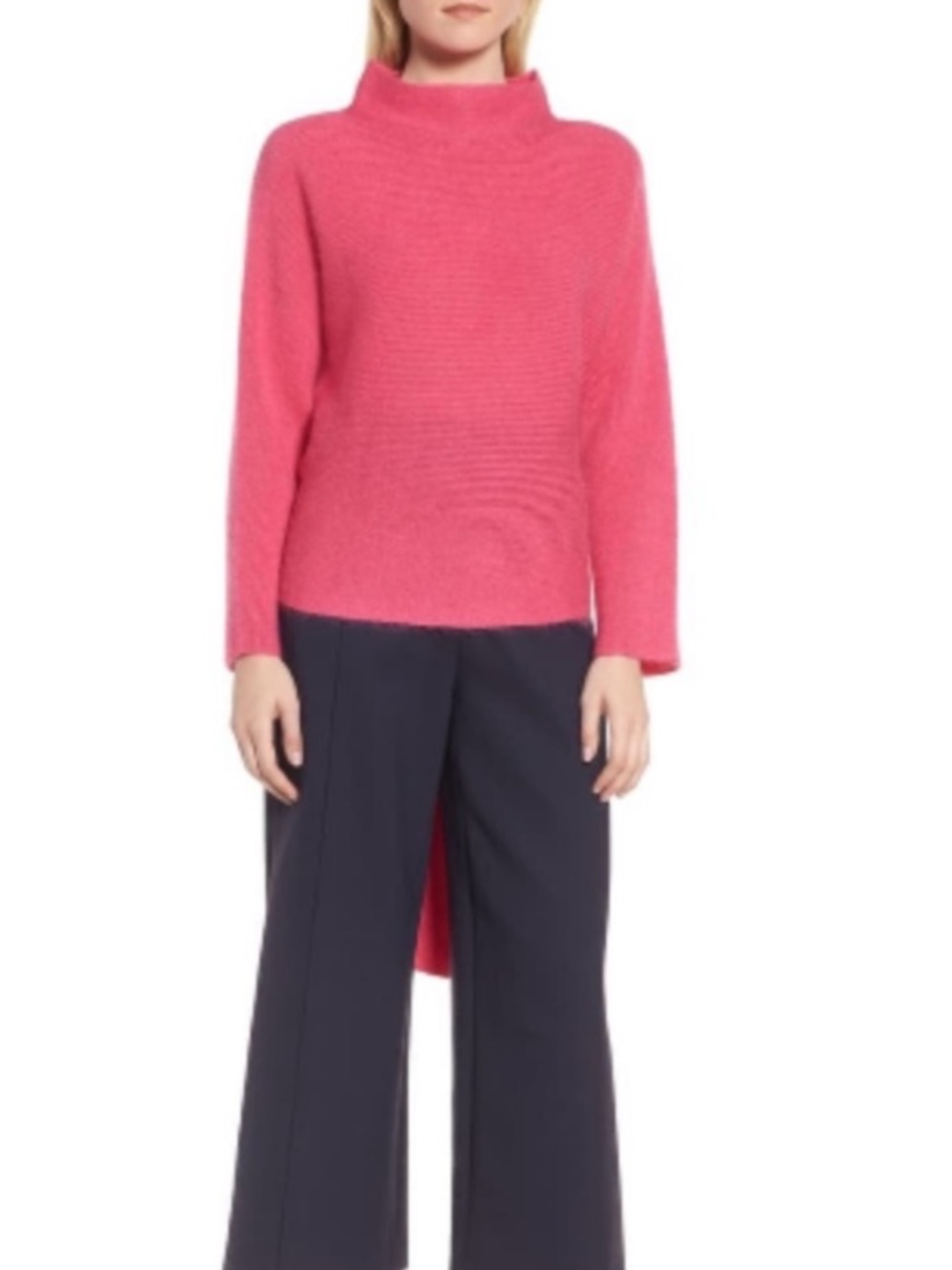 Lewit Nordstrom Mohair Tie Back Sweater